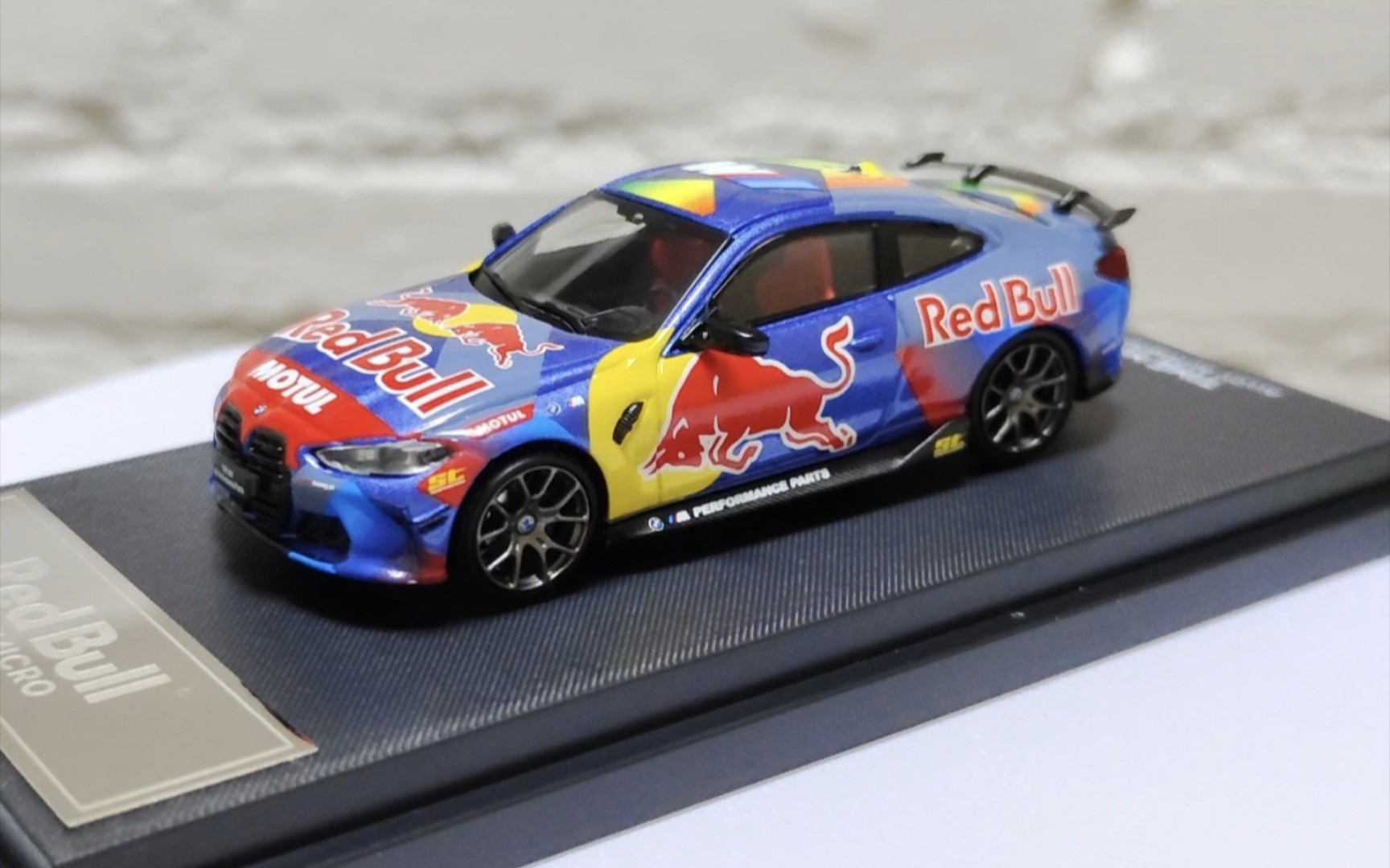 time micro tm 宝马 bmw m4 red bull 红牛涂装