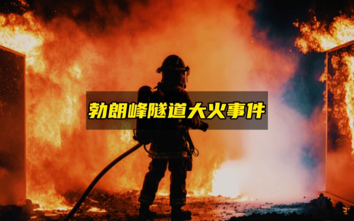 勃朗峰隧道大火事件,三十多个人被困在1000摄氏度高温的隧道中,最终被大火活活烤死.哔哩哔哩bilibili