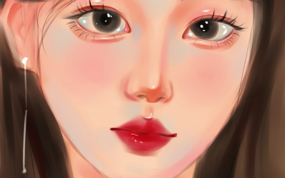 sai人物绘画练习录屏