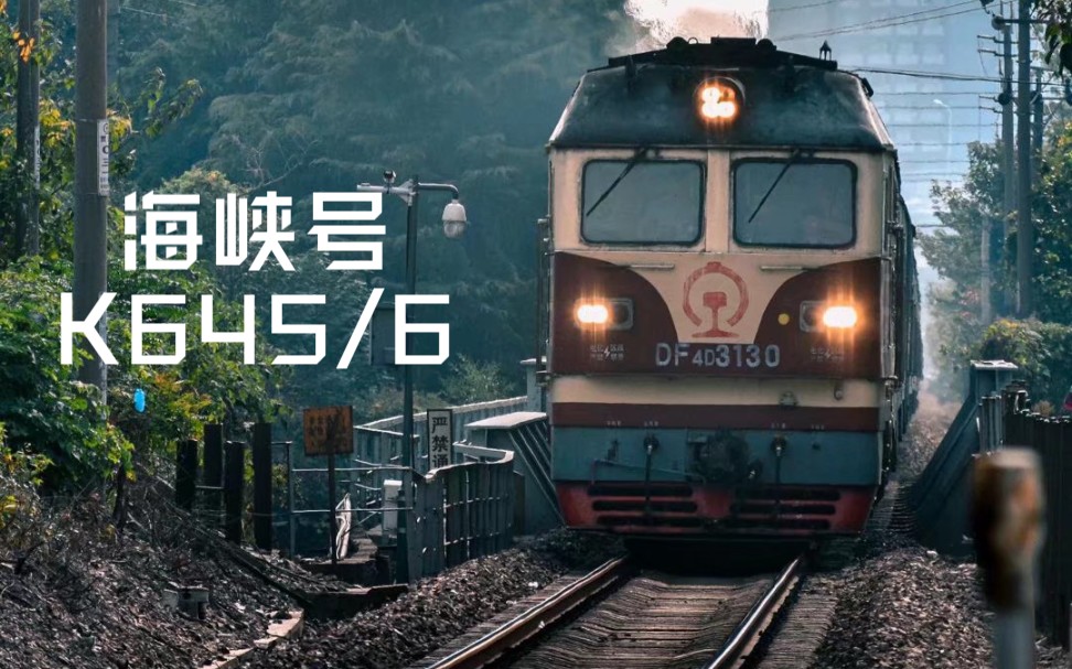 即将改线的"海峡号"k646次列车(福州-北京)停靠马鞍山站_哔哩哔哩