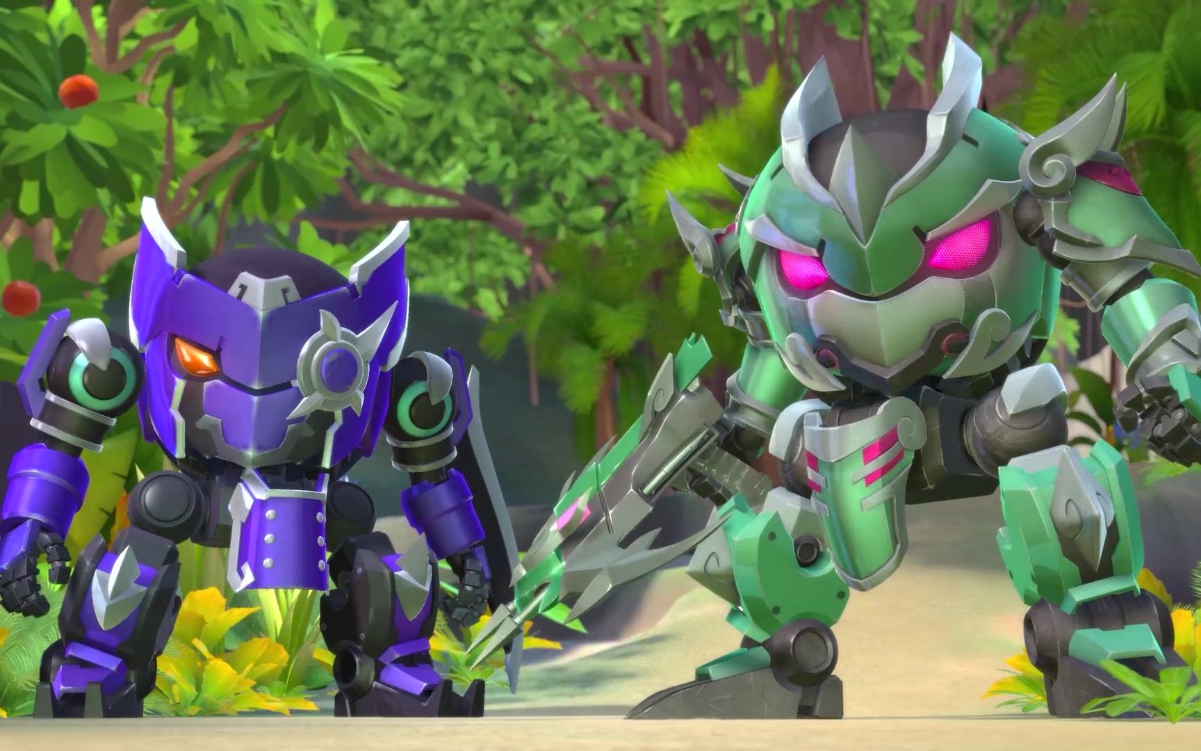 一版更比一版帅!定影镖以一敌三击败果宝女特攻!