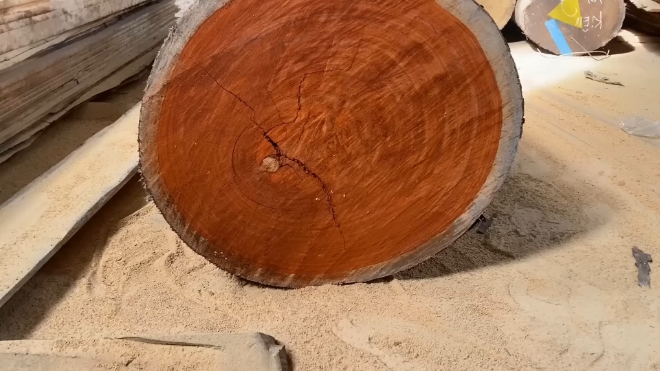 红木的切割