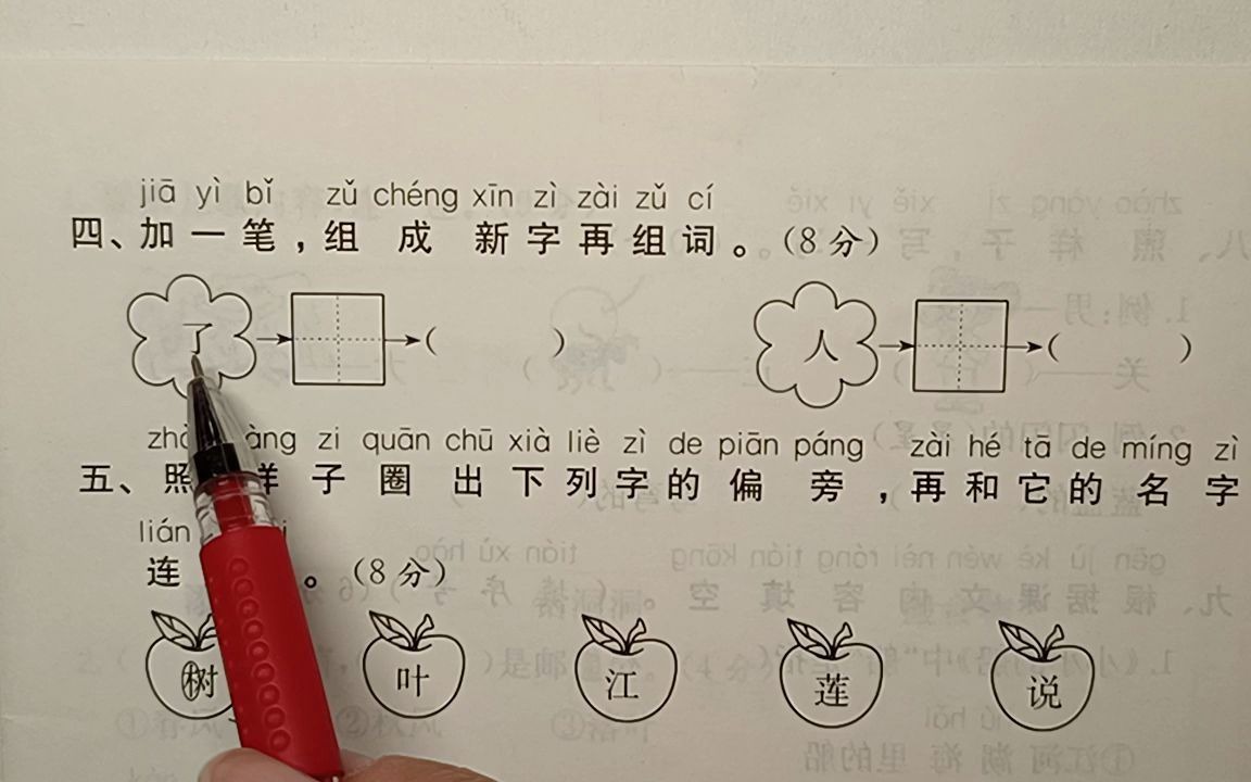 一年级语文上册:这些偏旁叫什么名字呢?跟着一线老师学起来吧哔哩哔哩bilibili