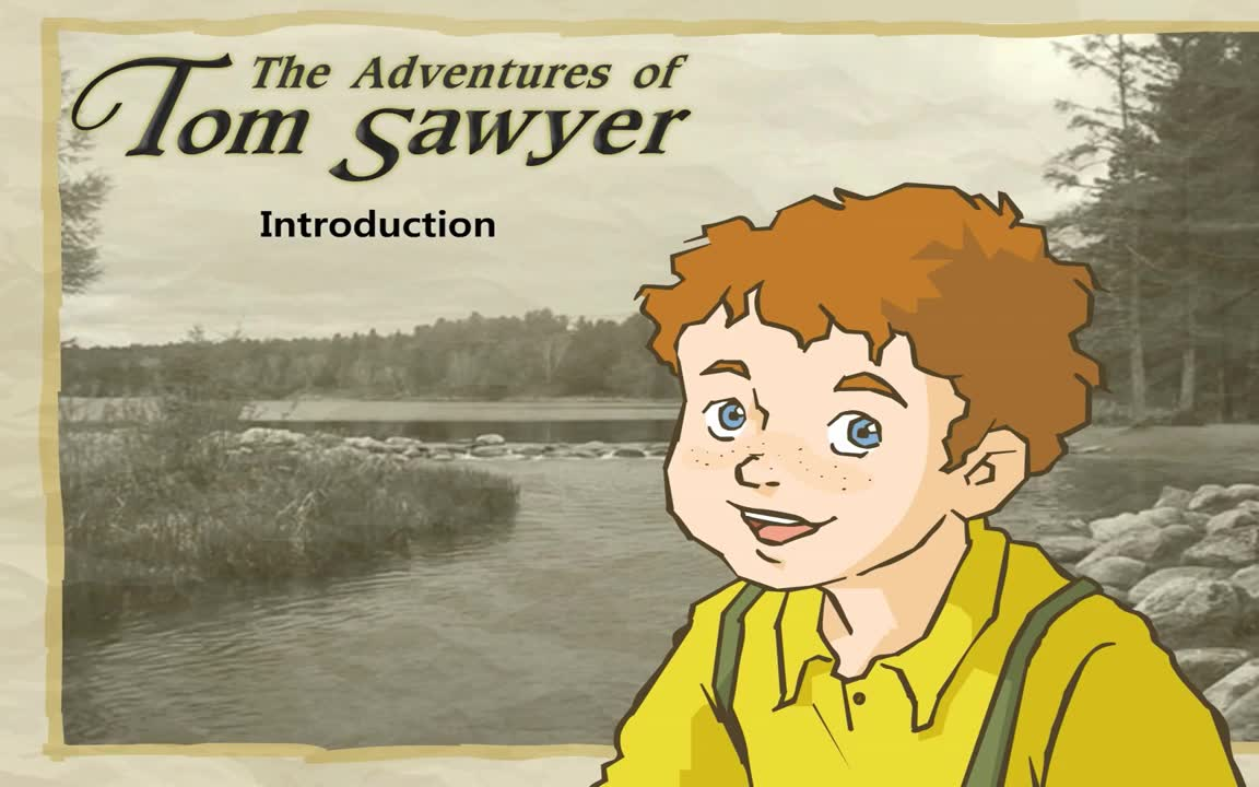 [图]世界名著改编动画《汤姆索亚历险记 The Adventures of Tom Sawyer》全17集高清视频+音频+故事书PDF+单词表+练习册Quiz等全套