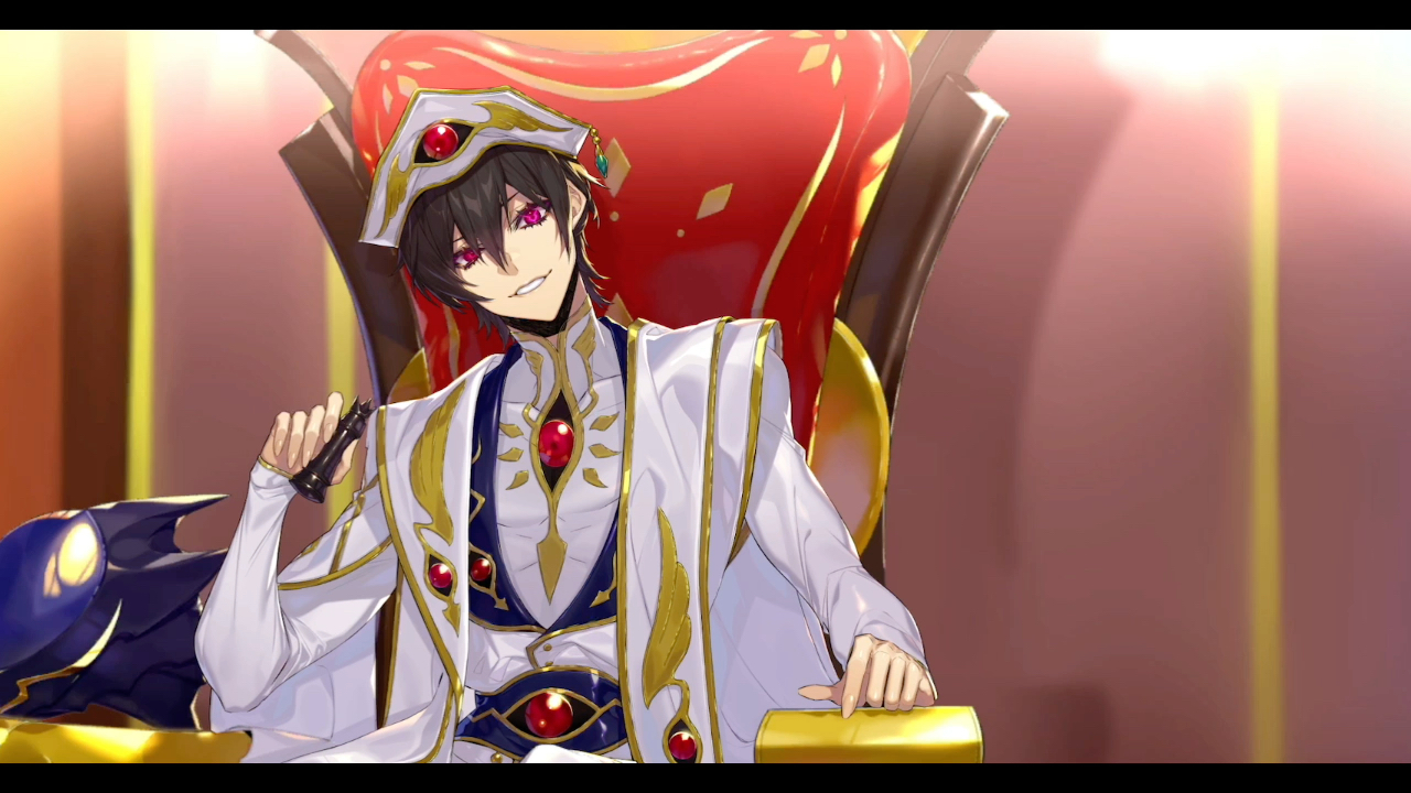code geass genesic re;code(鲁路修手游)皇帝鲁路修2dlive1分钟纯享