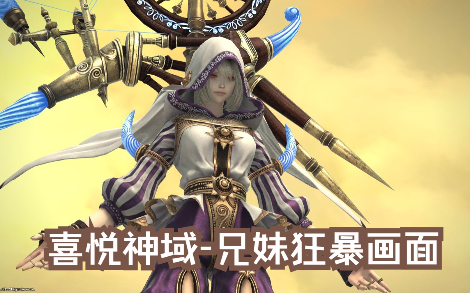 ff14喜悦神域-兄妹狂暴画面(妮美雅&阿尔基克)