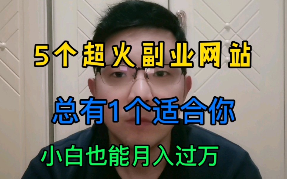 5个副业网站,每天下班挣外快,让你的死工资“活”过来哔哩哔哩bilibili