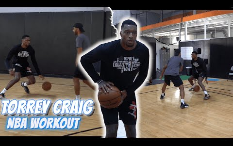 篮球技术托瑞克雷格torreycraig的运球后投篮训练