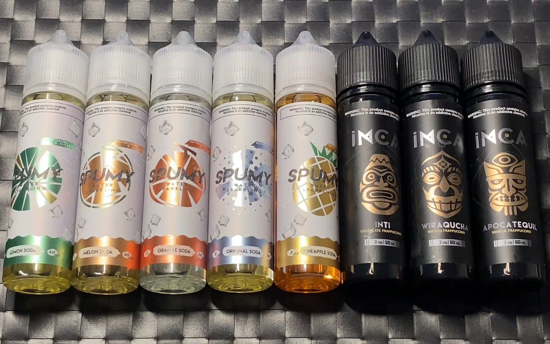 vape】spumy 斯邦迷 苏打气泡系列 & inca 印加 星冰乐系列 大烟雾版