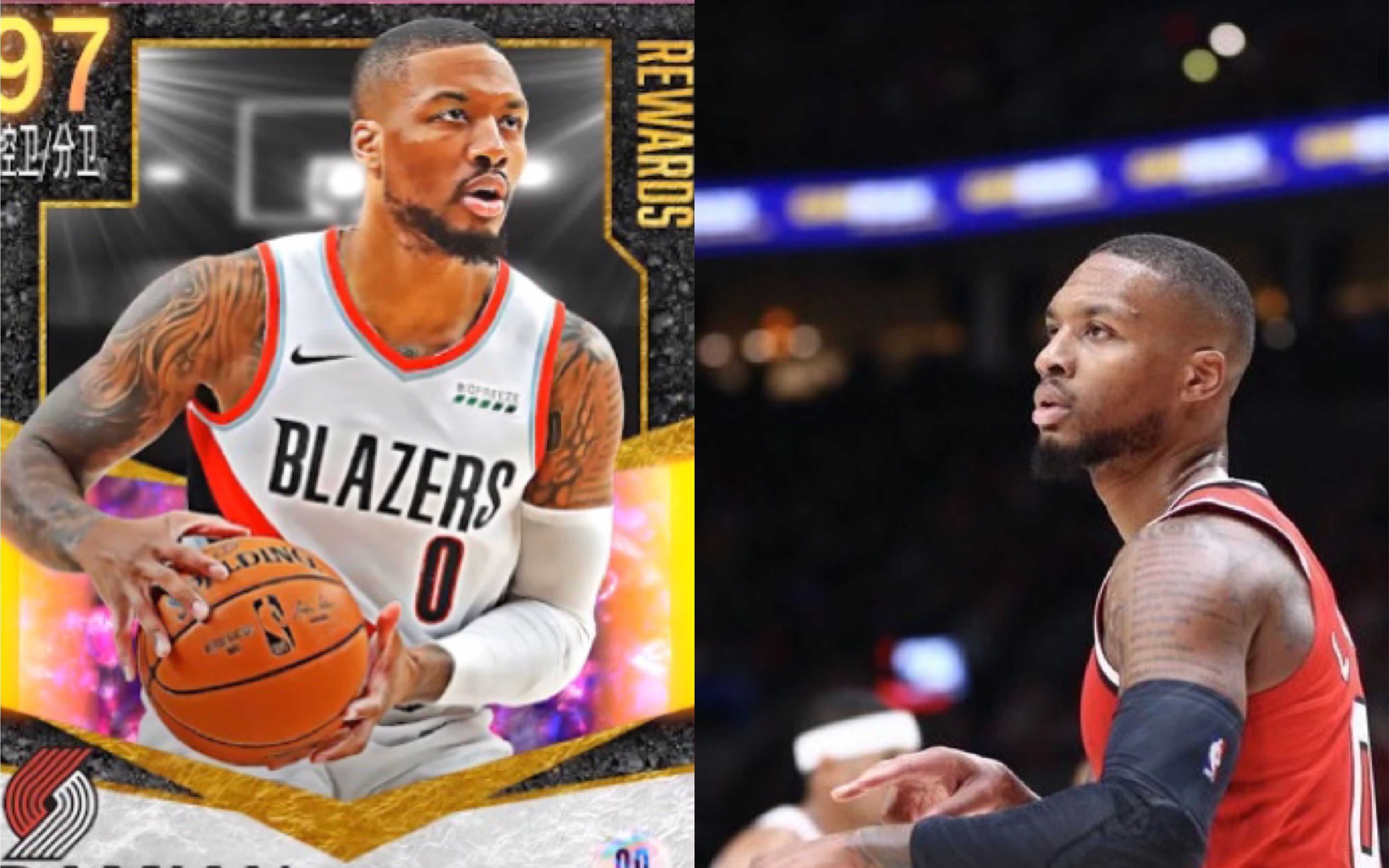 【nba2k21】银河利拉德,利指导说了这张集卡奖励以戴表(投射)为主