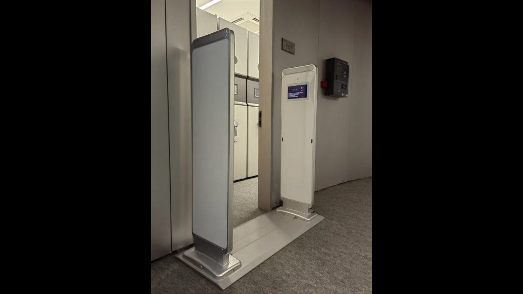 超高频rfid通道门打包出货中