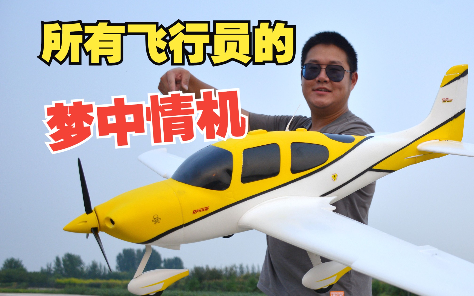 公认的空中宝马私人飞机,试玩迪乐美的西锐sr22航模像真机