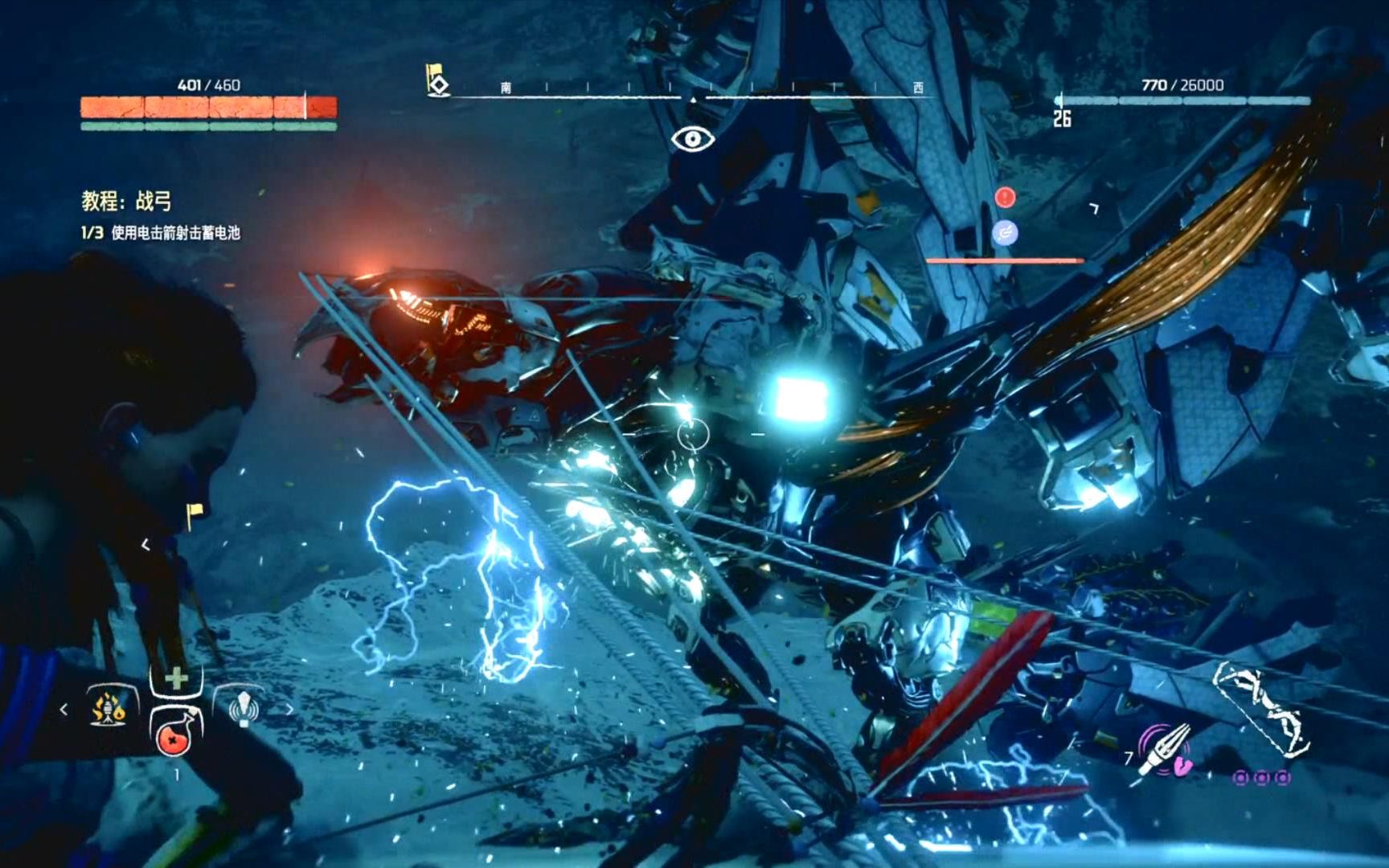 地平线零之曙光画面超震撼的一款ps4经典游戏大作第14章势力的猎人之