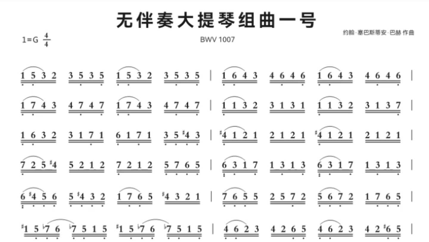 巴赫鲁特琴组曲图片