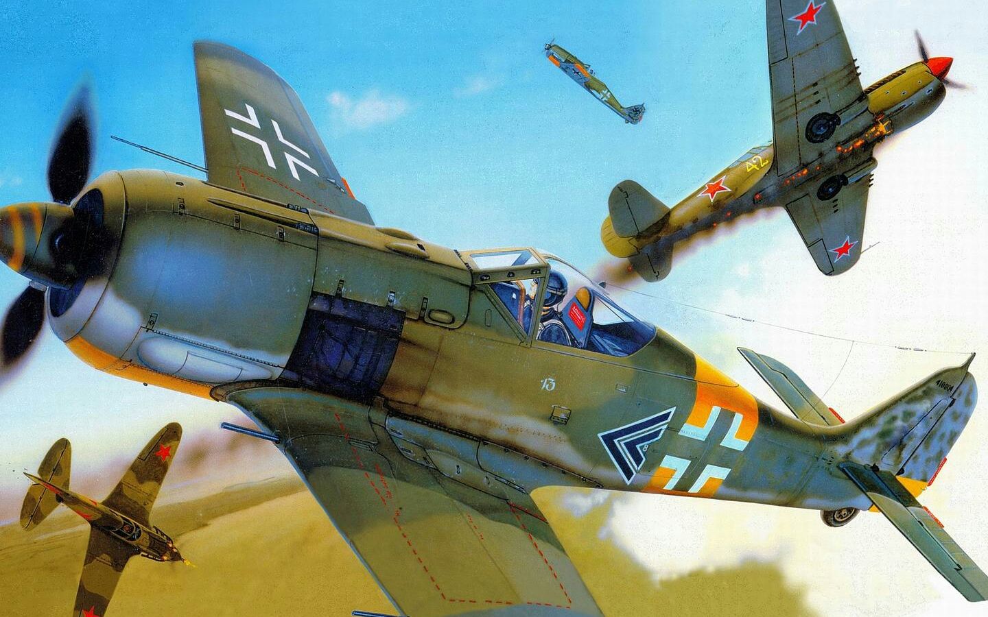 土豆出品帝国之鹰fw190a4击杀集锦