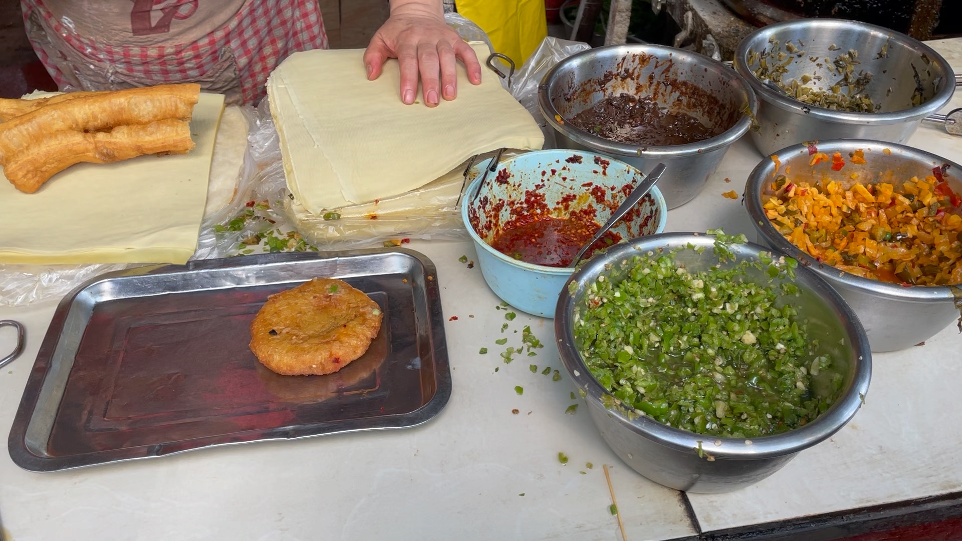 最爱的千张卷油条