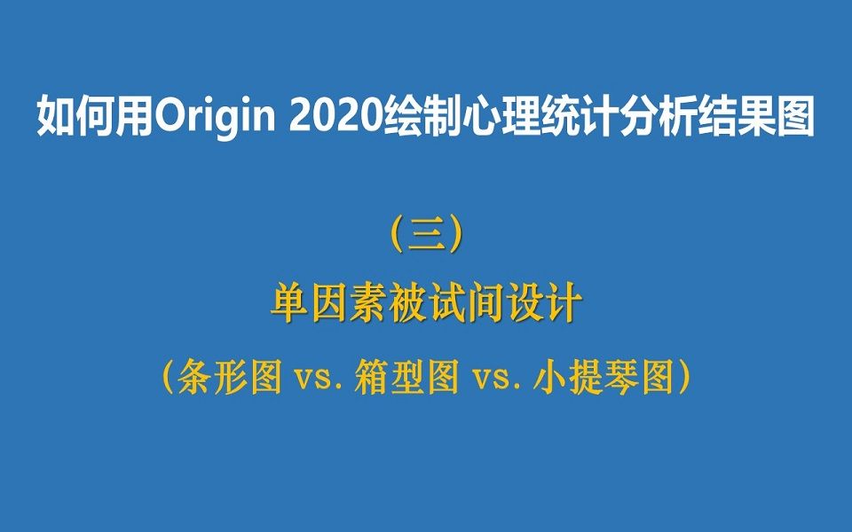 P3如何使用Origin绘制心理统计分析结果图哔哩哔哩bilibili