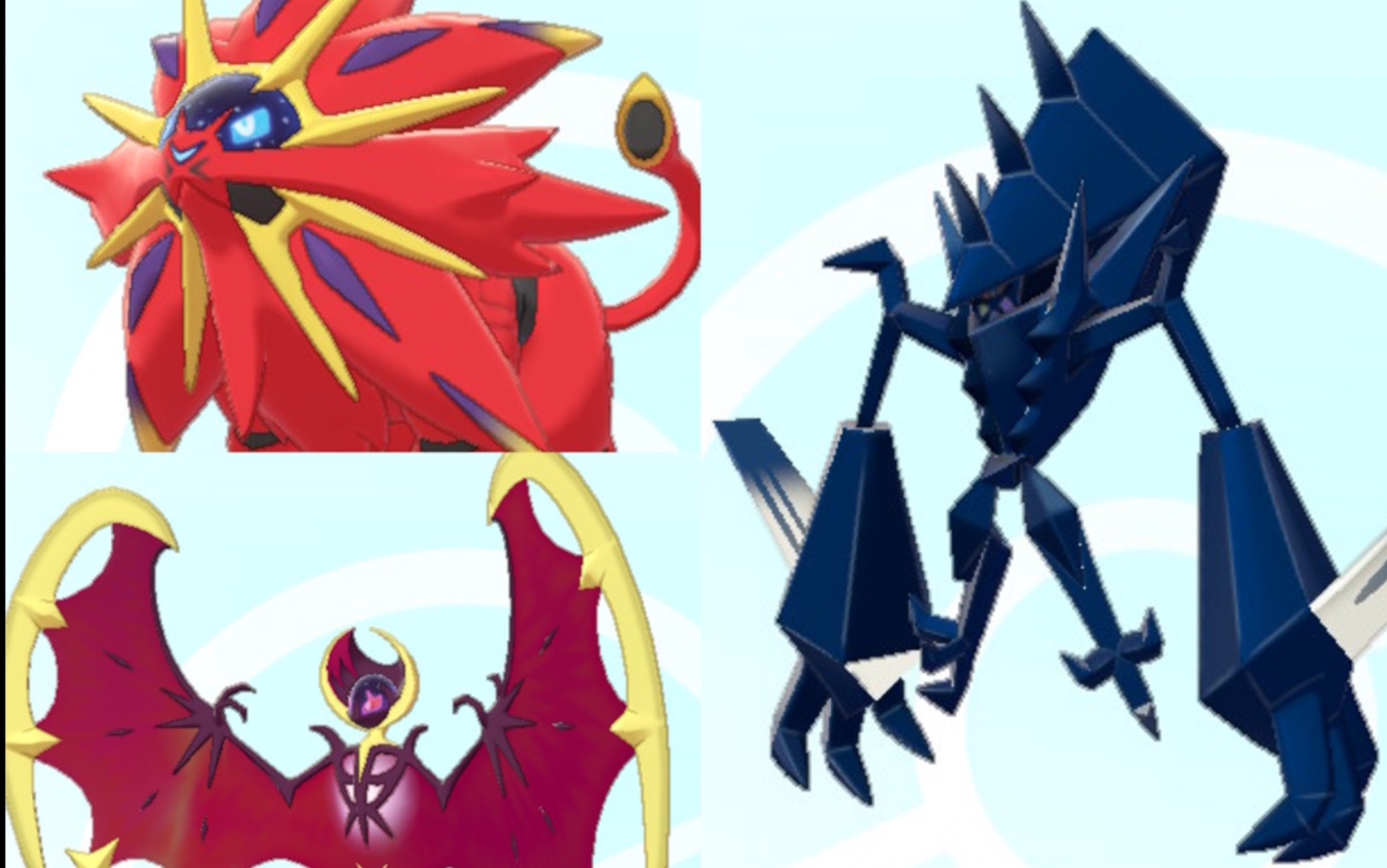 【宝可梦剑盾闪光】阿罗拉传说的宇宙宝可梦:露奈雅拉&索尔迦雷欧&奈