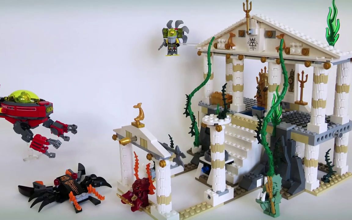 乐高 亚特兰蒂斯系列 city of atlantis 7985 速拼