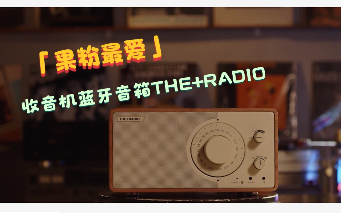 果粉最爱文艺小清新的收音机蓝牙音箱THE+RADIO哔哩哔哩bilibili