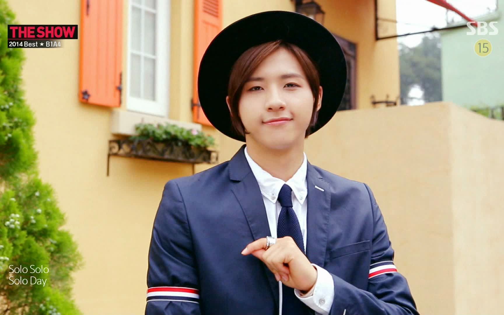 【b1a4】 lonely   solo day 141008 the show打歌live现场舞台