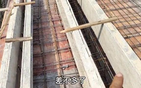 農村建房天溝必須整體現澆成形才不會發生滲漏自建房乾貨分享