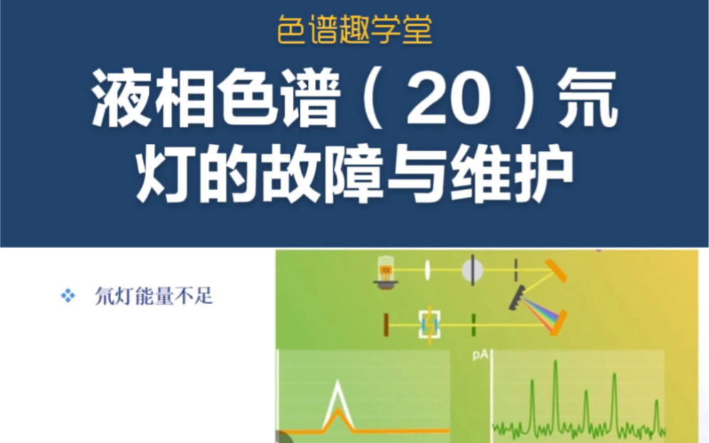 荆涛老师带你学液相&液相色谱(19)紫外检测器氘灯的故障与维护#液相色谱哔哩哔哩bilibili