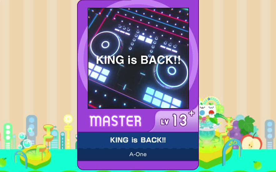 [图]【谱面确认】【MAIMAI DX】【KING is BACK!!】 Master 13+