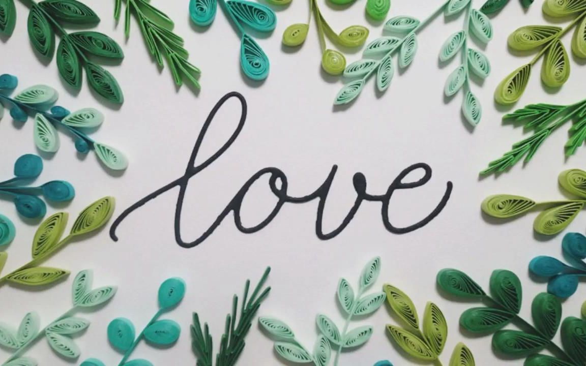 衍纸(quilling)多款叶形的制作