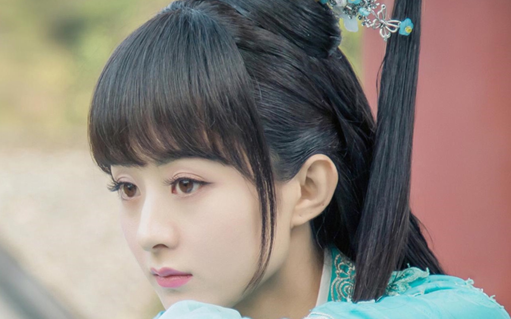 赵丽颖 碧瑶 一袭青衣最动人