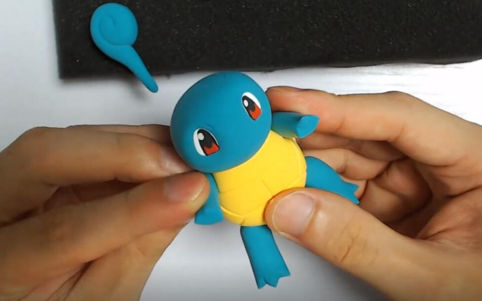 【粘土教程】炎炎的暑假到了,好想要一只杰尼龟给我清凉一下