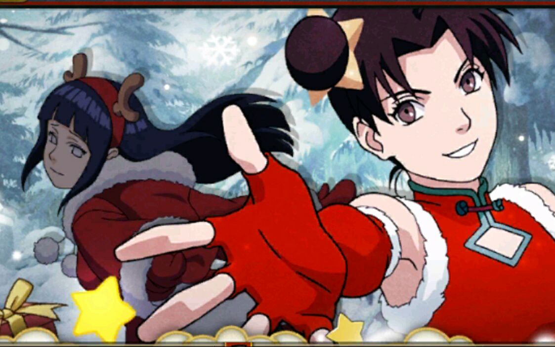 圣诞雏田&圣诞天天,技能演示,一个月卡又没了