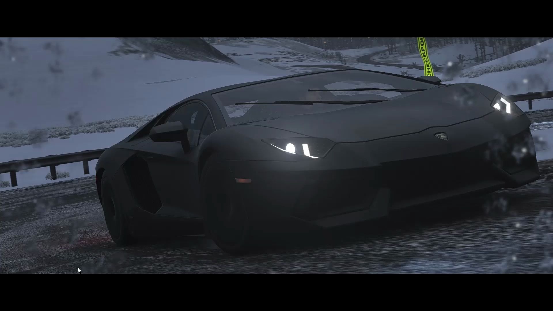 【地平线4】[雪天漫跑 s1900] 兰博基尼 aventador lp700-4 财富岛