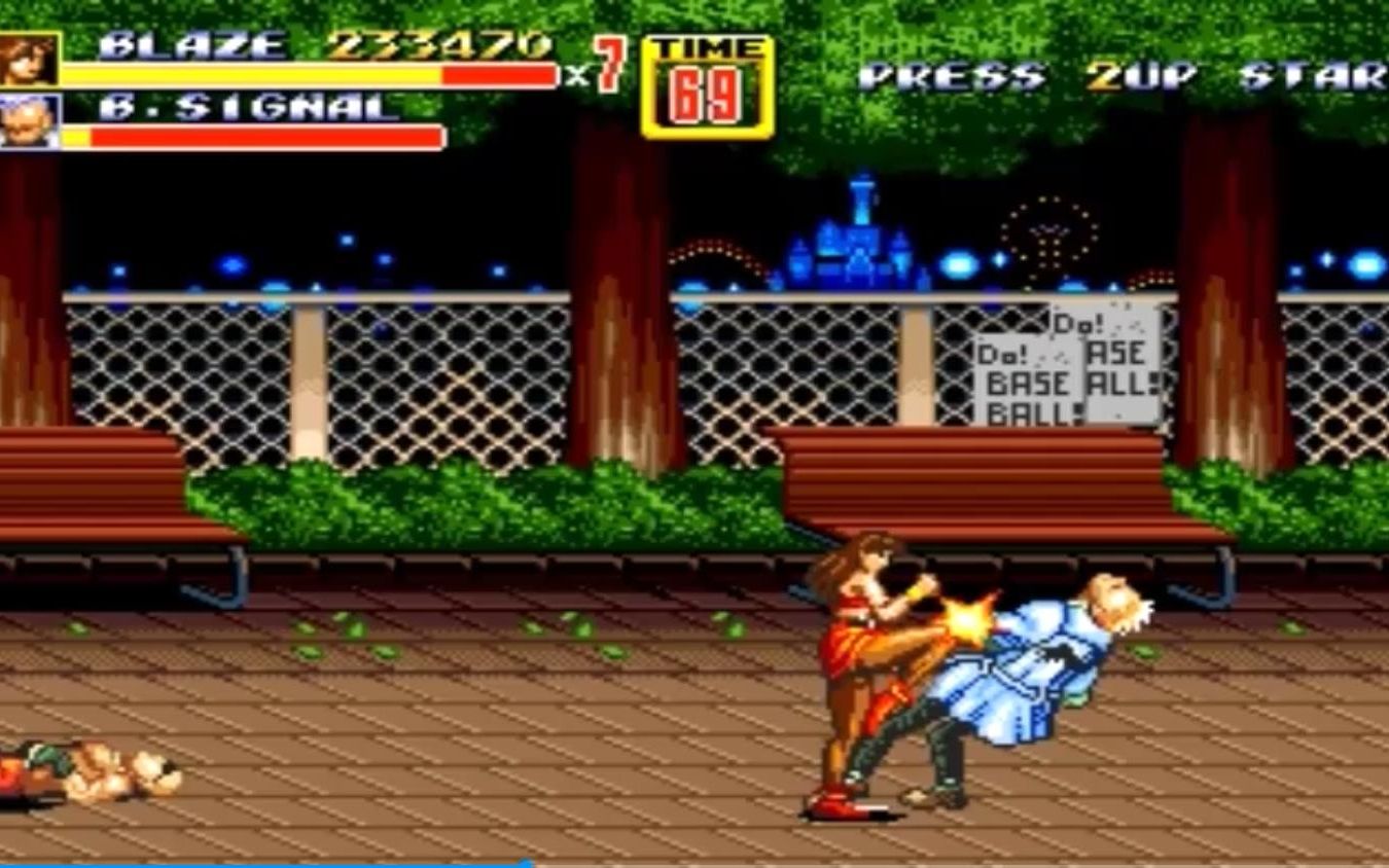 [图]［SEGA MD 世嘉］Streets of Rage II Blaze 怒之铁拳２一命通关 破关