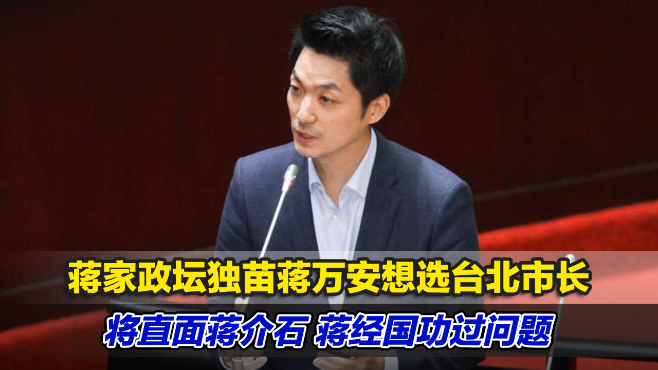 蒋家政坛独苗蒋万安想选台北市长,将直面蒋介石、蒋经国功过问题哔哩哔哩bilibili