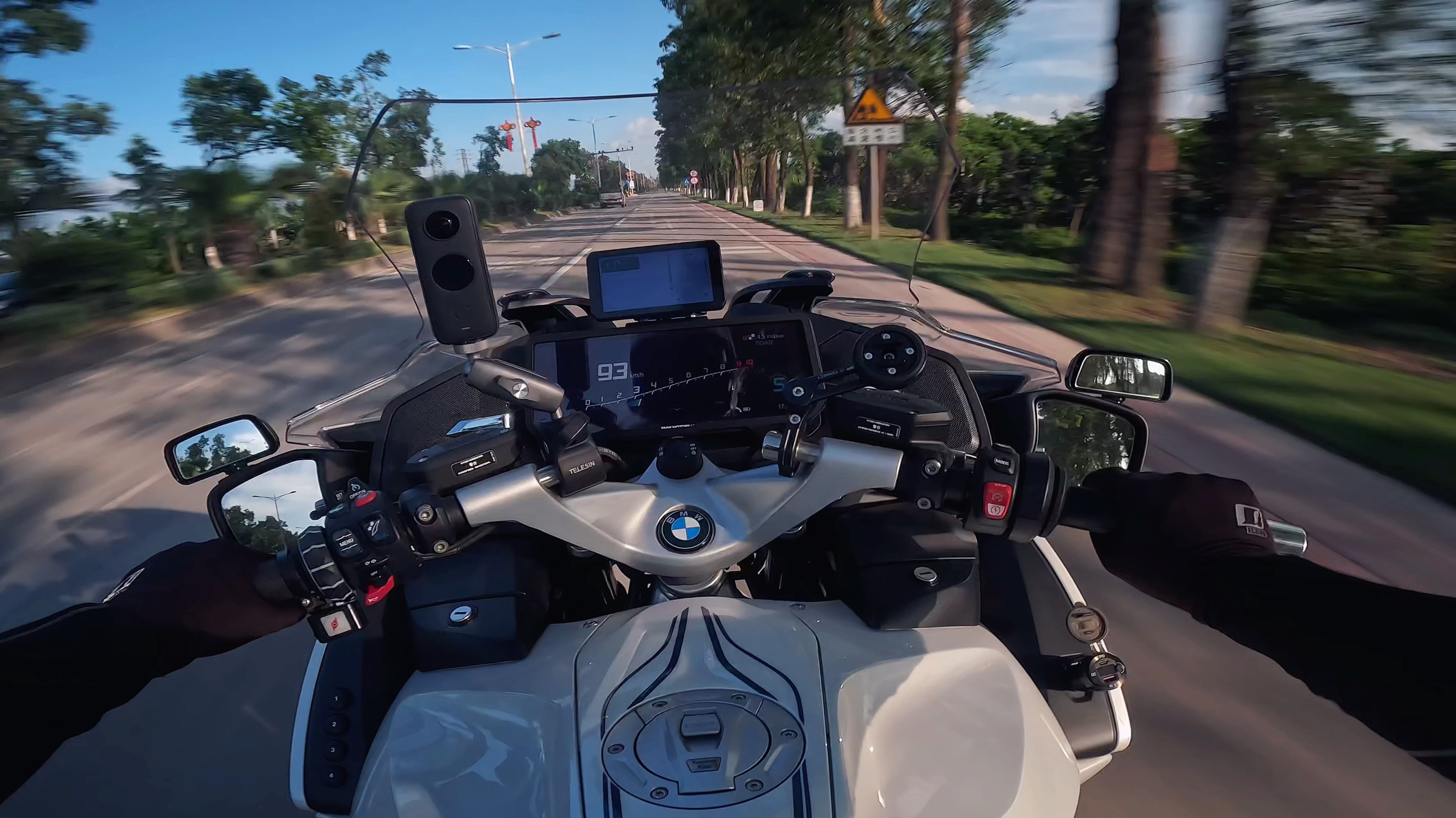 宝马r1250rt无风噪原声骑行