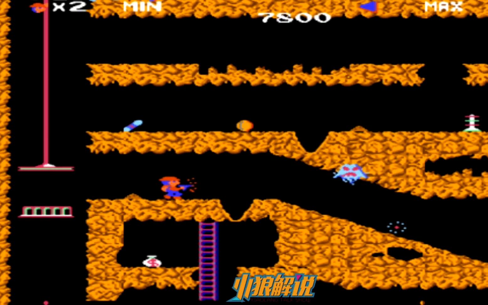 小狼解说fc十大虐心游戏之地底探险