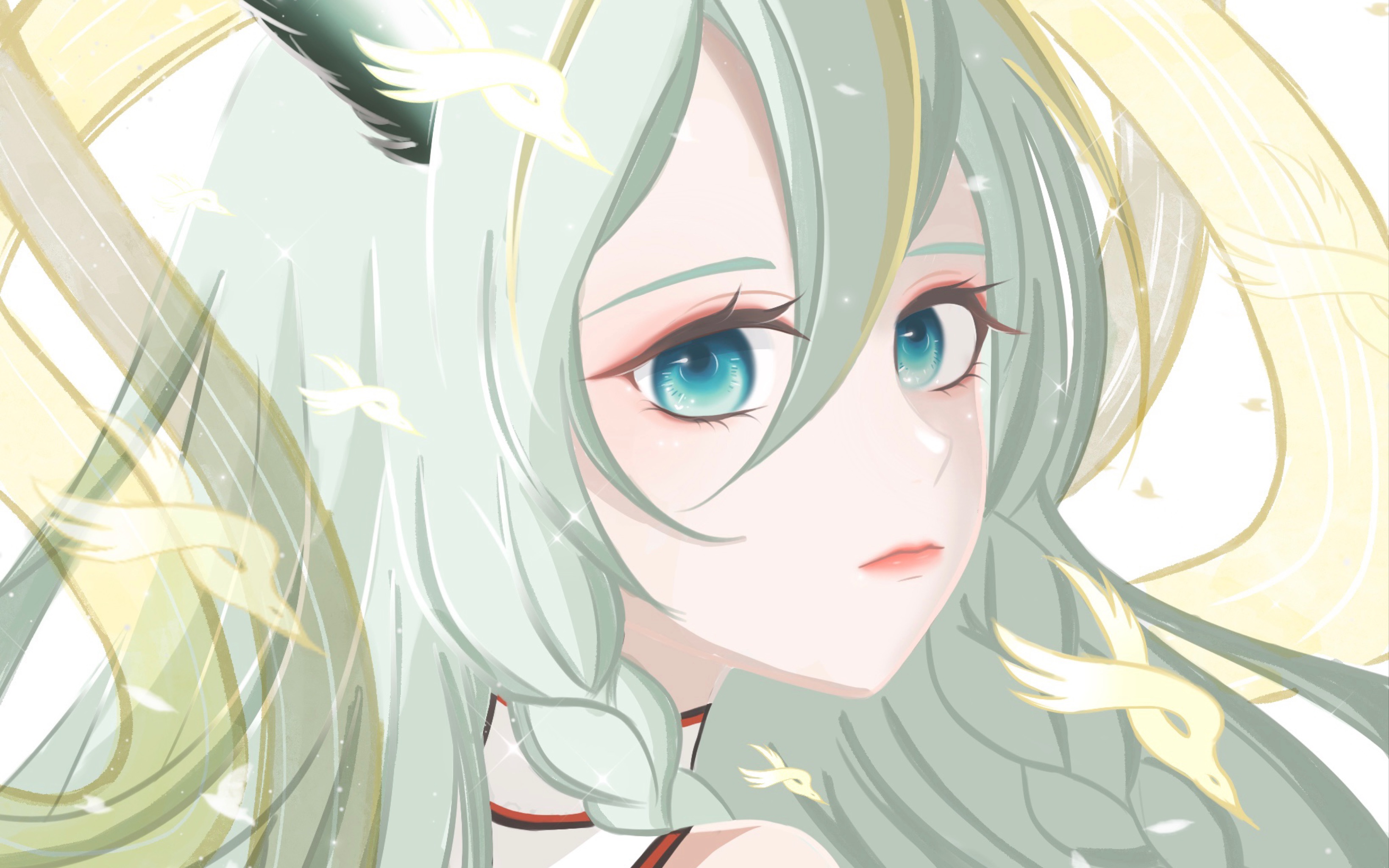 紧那罗绘画过程分享