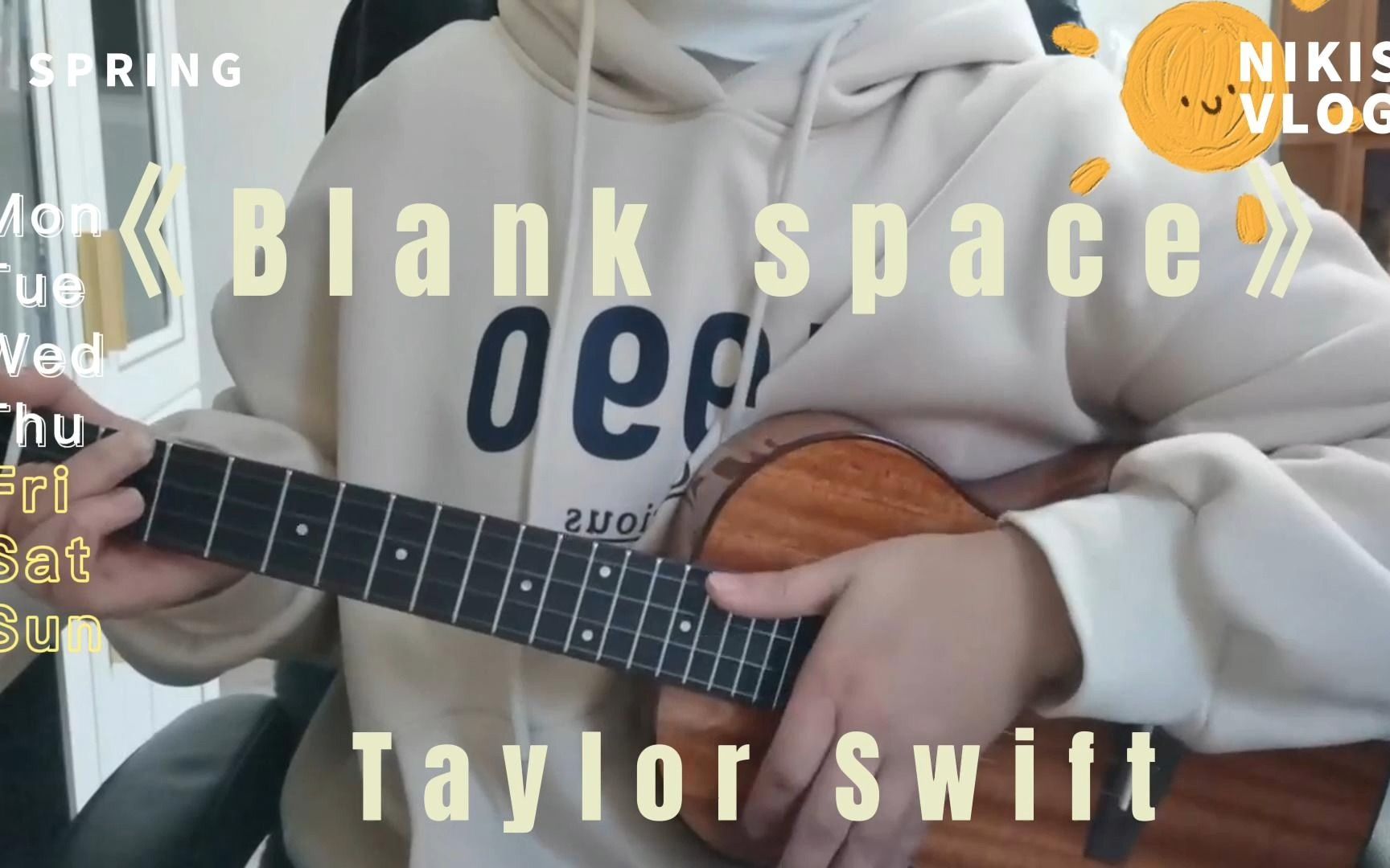 尤克里里《blank space》cover taylor swift