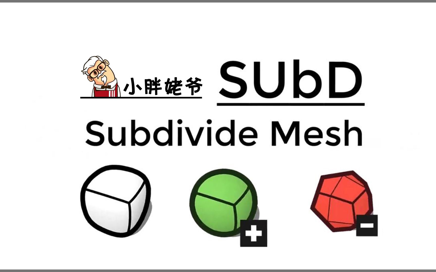 SUBD细分插件使用教学哔哩哔哩bilibili