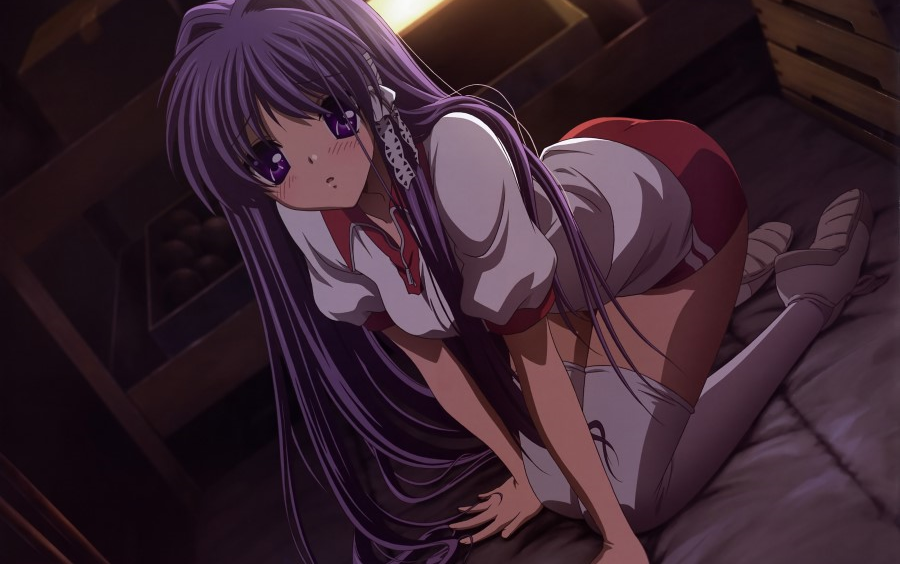 【Clannad 游戏录屏素材】藤林杏 线 HE (无BGM版)哔哩哔哩bilibili游戏录像