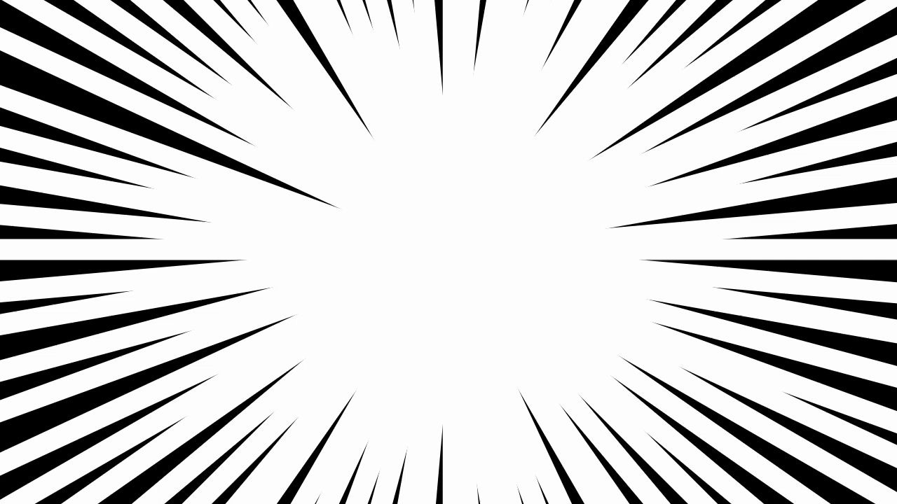 综艺卡通漫画背景速度线合集ae模板