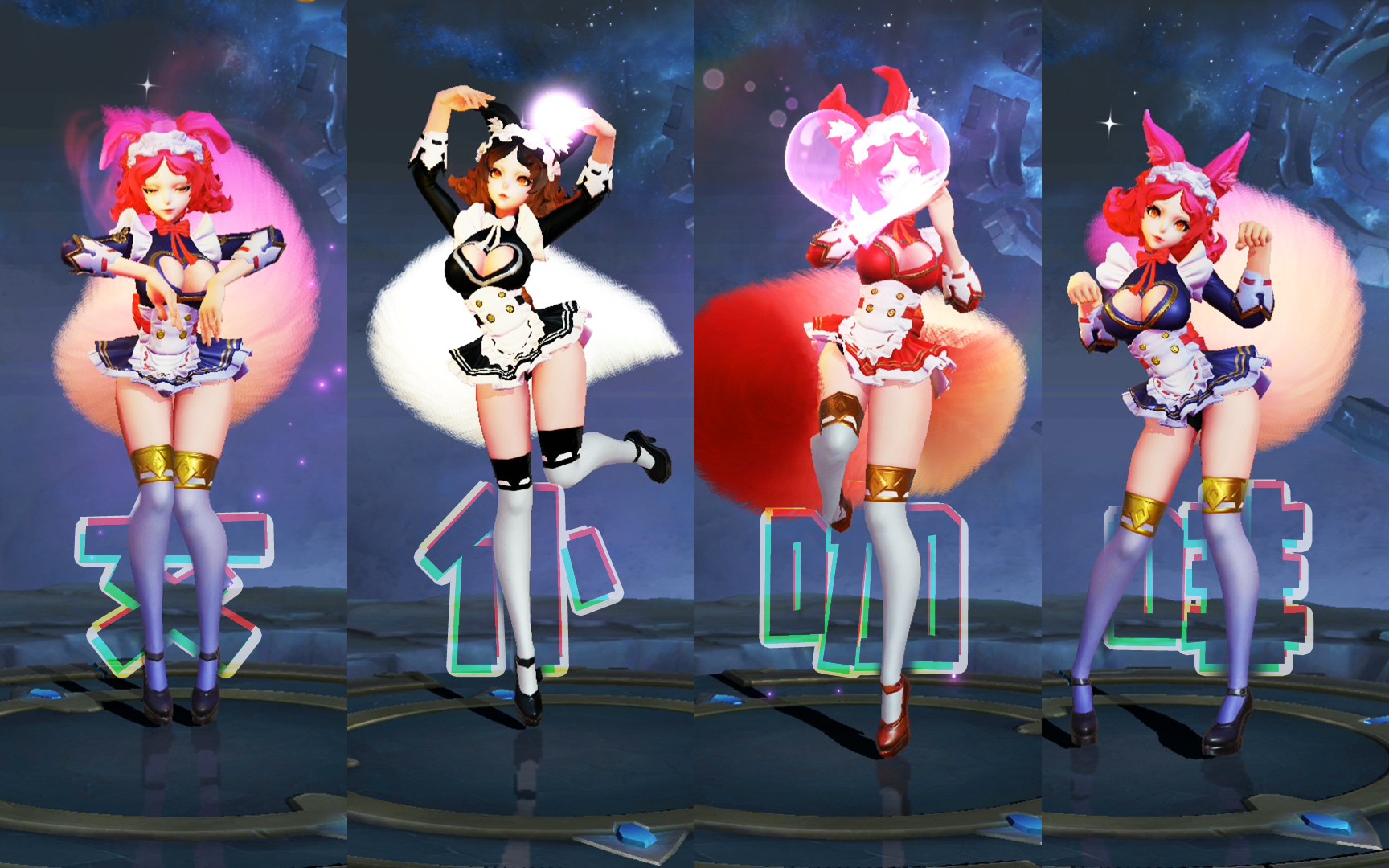 妲己女仆咖啡马上要翻新了当前版本模型修改回顾