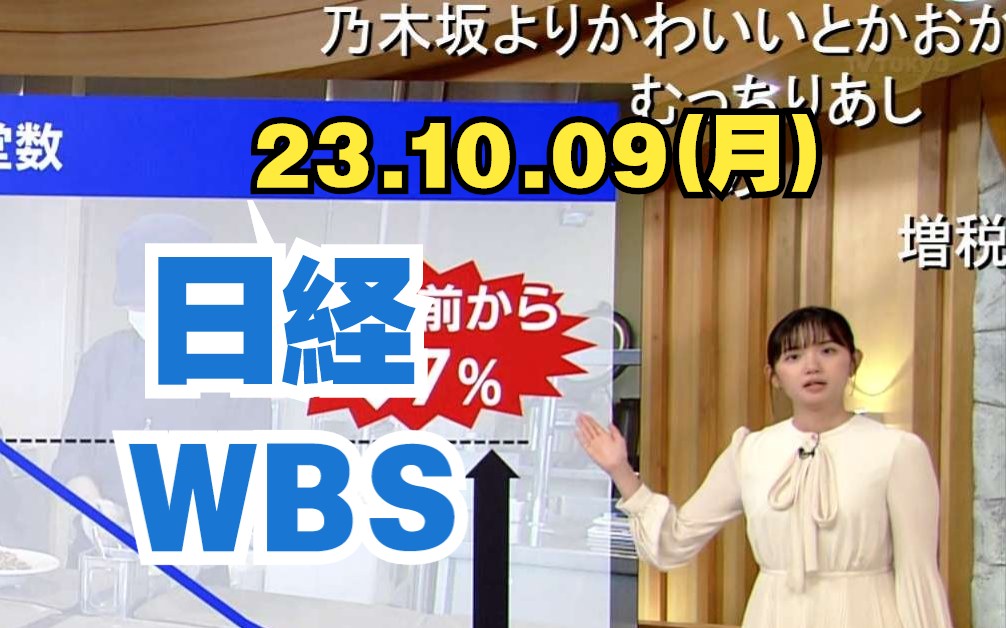 (弹幕) 日経WBS▼死者超千人,对日本的影响? [字](D07) [2023.10.09 2200 月]自主规制あり哔哩哔哩bilibili