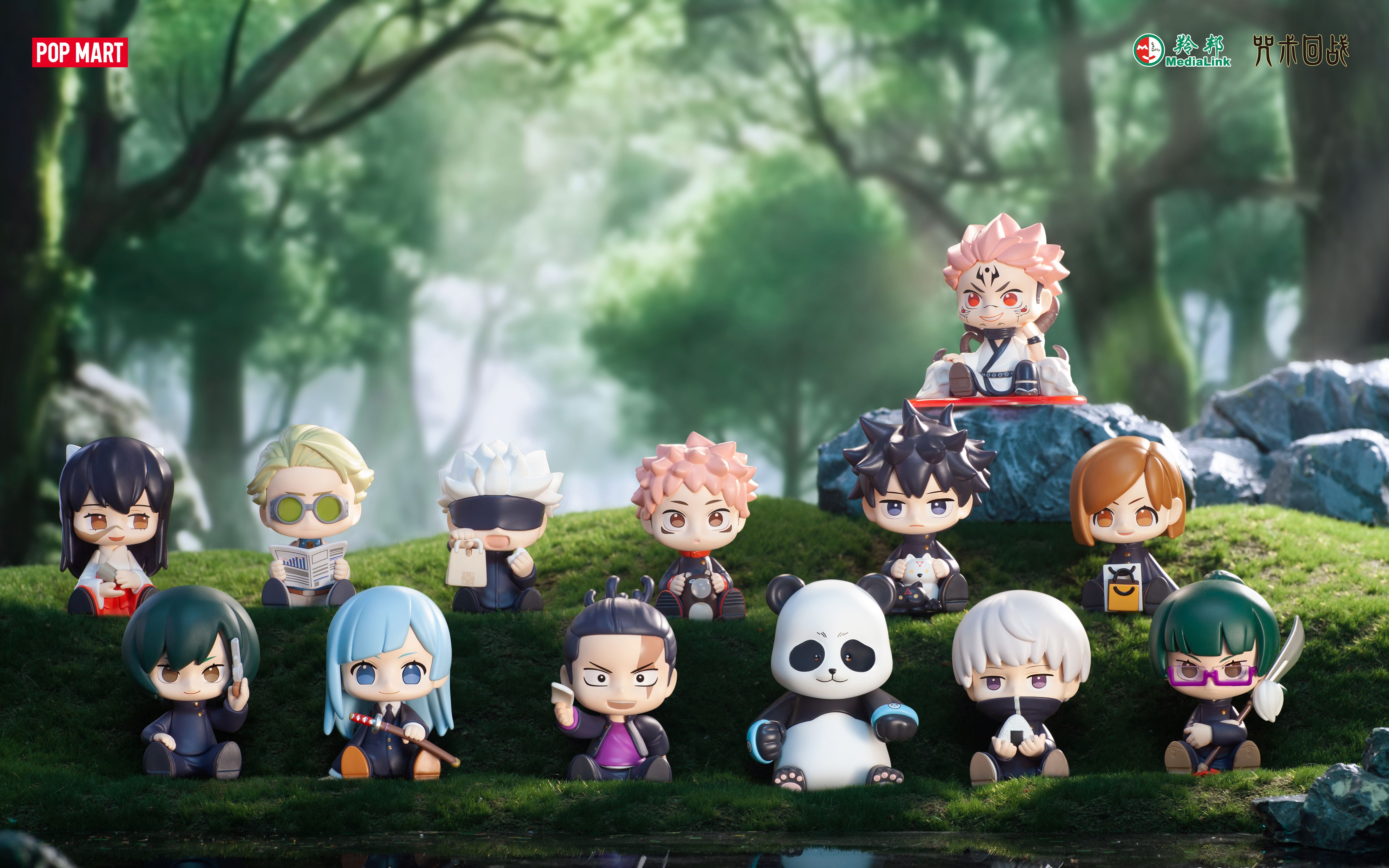 【羚邦授权】 | popmart泡泡玛特出品咒术回战制服系列盲盒即将发售!