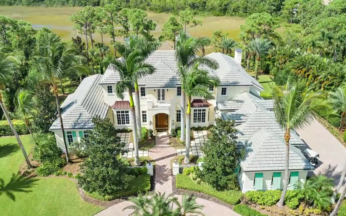 [图]豪宅观礼 One of the crown jewel estates in Palm Beach Gardens, Florida