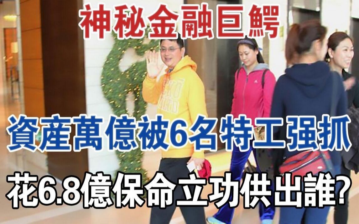 神秘金融巨鳄:资产万亿,被6名特工强抓,花6.8亿保命立功供出谁?#大案纪实#刑事案件#案件解说哔哩哔哩bilibili