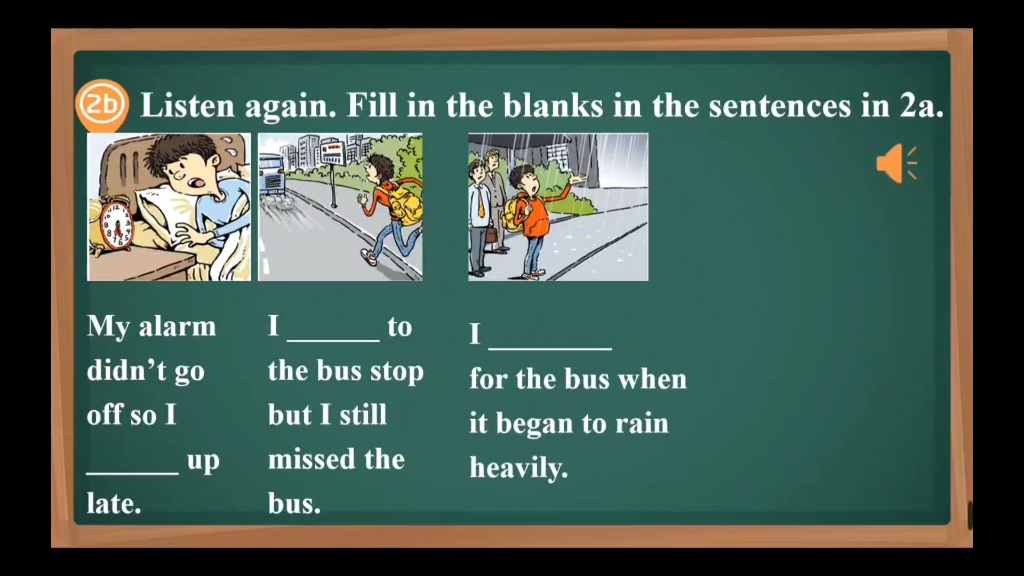 [图]八年级下册（人教版）Unit 5 What were you doing when the rainstorm came? Section A 1a-2c