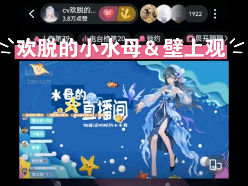 【欢脱的小水母&壁上观】太好听了!!哔哩哔哩bilibili