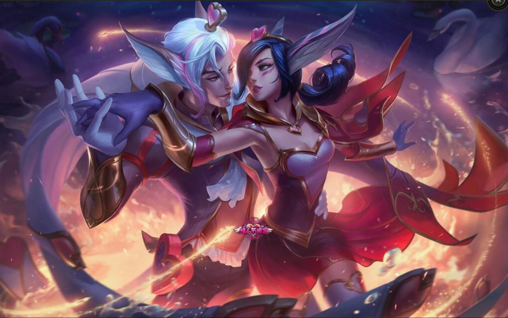 英雄联盟520情人节霞洛皮肤下路双人组